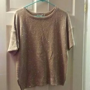 WD  NY Woman's Short Sleeve Sweater. NWOT